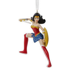 Item 333043 Wonder Woman With Sword And Shield Ornament