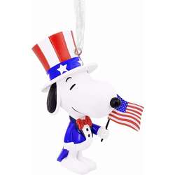 Item 333104 Patriotic Snoopy Ornament