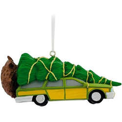 Item 333209 National Lampoon Car With Tree Ornament