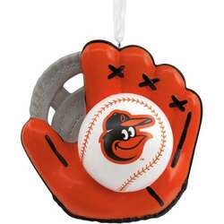 Item 333257 Baltimore Orioles Glove Ornament