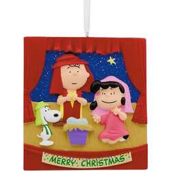 Item 333344 Peanuts Gang Nativity Ornament