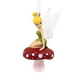 Item 333384 Tinkerbell On Mushroom Ornament