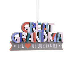 Item 333453 Great Grandma Ornament
