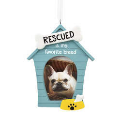 Item 333461  Rescue Dog Photo Frame Ornament
