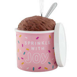 Item 333993 Ice Cream Pint Ornament