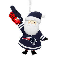 Item 334014 thumbnail NFL Santa New England Patriots Ornament