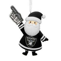Item 334016 thumbnail NFL Santa Las Vegas Raiders Ornament