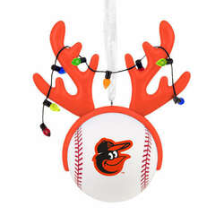 Item 334020 thumbnail Reindeer Baseball Baltimore Orioles Ornament