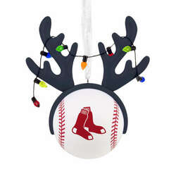 Item 334021 thumbnail Reindeer Baseball Boston Red Sox Ornament