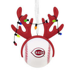 Item 334022 thumbnail Reindeer Baseball Cincinnati Reds Ornament