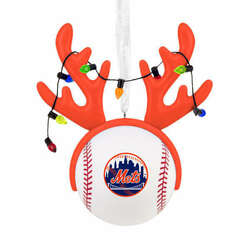 Item 334024 thumbnail Reindeer Baseball New York Mets Ornament