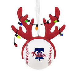 Item 334026 thumbnail Reindeer Baseball Phialdelphia Phillies Ornament