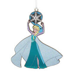 Item 334039 thumbnail Frozen Metal In Motion Elsa Ornament