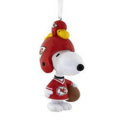 Item 334050 thumbnail Peanuts Bouncing Buddy Kansas City Chiefs Ornament
