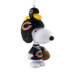 Item 334146 thumbnail Peanuts Bouncing Buddy Chicago Bears Ornament