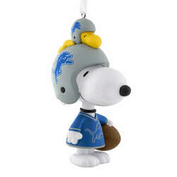 Item 334149 thumbnail Peanuts Bouncing Buddy Detroit Lions Ornament