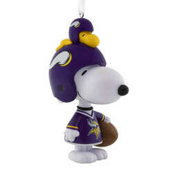 Item 334152 thumbnail Peanuts Bouncing Buddy Minnesota Vikings Ornament