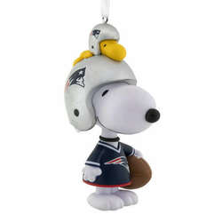 Item 334153 thumbnail Peanuts Bouncing Buddy New England Patriots Ornament
