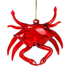Item 351036 Red Crab Ornament