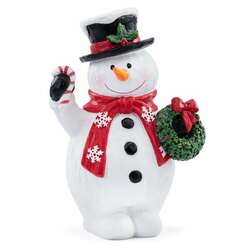 Item 353017 thumbnail Snowman With Wreath And Candycane