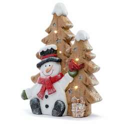 Item 353018 thumbnail LED Tree With Snowman