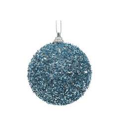 Item 360169 Steel Blue Ball Ornament