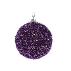 Item 360171 Petunia Purple Ball Ornament