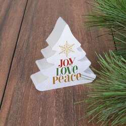 Item 364124 Joy Peace Love Tree Shape
