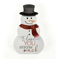 Item 364163 I Love You Snow Much Snowman