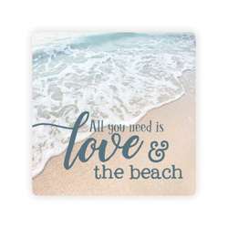 Item 364364 All Need Love & Beach Square Coaster