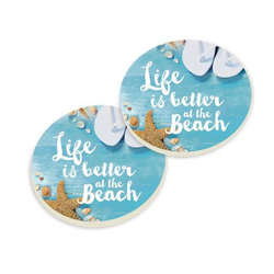 Item 364379 Life Is Better Coaster 2 Pack