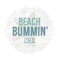 Item 364422 Beach Round Coaster - Outer Banks