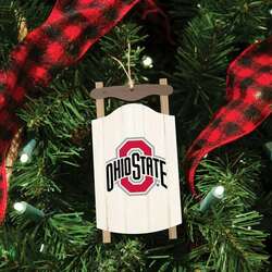 Michigan State Spartans NCAA Lic Christmas Acrylic Ornament Snowman Player 