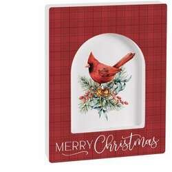 Item 364646 Merry Christmas Cardinal Decor