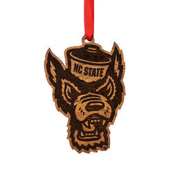Item 367004 North Carolina State University Wolfpack Tuffy Head Ornament
