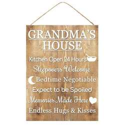 Item 370004 Grandma's House Sign