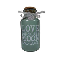 Item 396027 Love You to the Moon and Back Jar Lantern