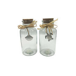 Item 396046 thumbnail Glass Bottle With Dangles