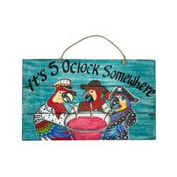 Item 396086 thumbnail Its 5 Oclock Somewhere 3 Parrots Sign