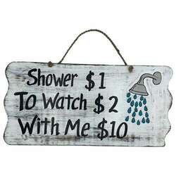 Item 396216 Shower Prices Sign