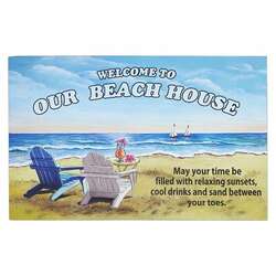 Item 396254 thumbnail Wood Welcome To Beach House Sign