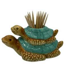 Item 396273 thumbnail Sea Turtle Mom And Baby Toothpick Holder