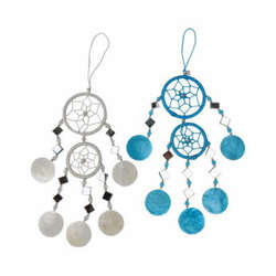 Item 396286 Capiz Mirror Dreamcatcher