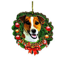 Item 398038 Jack Russell Wreath Ornament