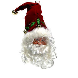 Item 401019 Merry Christmas Santa Head Ornament