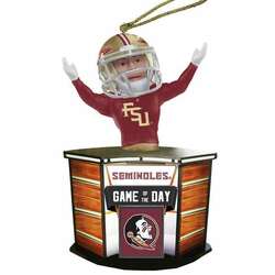 Item 401207 FLORDIA STATE GAME OF THE DAY ORNAMENT