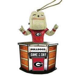 Item 401208 thumbnail GEORGIA GAME OF THE DAY ORNAMENT