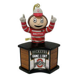 Item 401220 thumbnail OHIO STATE GAME OF THE DAY ORNAMENT