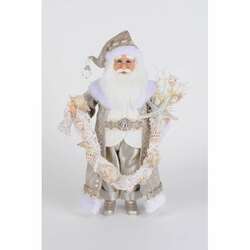 Item 403013 thumbnail Lighted Sandstone Coastal Santa Figure