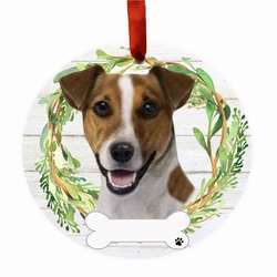 Item 407134 Jack Russell Terrier Wreath Ornament